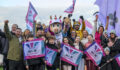 The legacy of the Commonwealth Games. photo shows local community groups and organisations with mascot.