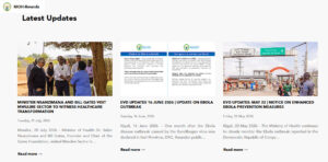 Opinion - Tackling the crisis of neurological and mental health conditions: Lessons from Rwanda’s post-Genocide health systems reconstruction. photo shows Rwanda Ministry of Health website