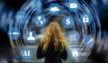 Opinion: Is Artificial Intelligence strengthening or weakening democracy? Reassessing democratic governance in the algorithmic age. photo shows digital symbols