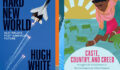 Commonwealth Bookshelf - October. picture shows books and journal covers