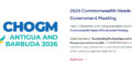 Opinion - From Hurricane Melissa to Antigua: A Commonwealth standard for climate-resilient debt clauses. photo shows CHOGM 2026 page