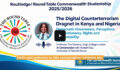 Podcast: Digital Counterterrorism Dragnet in Kenya and Nigeria Democratic Governance. photo shows podcast cover
